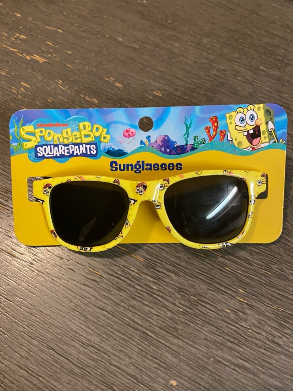 SpongeBob SquarePants Yellow Kids Shades with Black Lenses